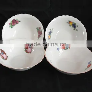 Moroccan Ceramic Bowl, Porcelain Salad Bowl Set, Ceramic Bowls With Lids thumbnail-2