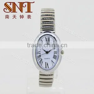 Simple Style Alloy Watch With Stainless Steel Expansion Band thumbnail-1
