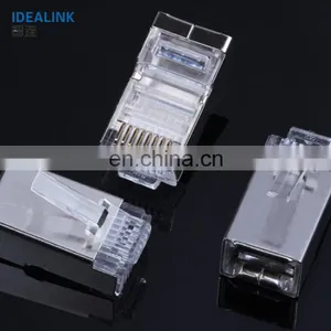New Promotion 1000pcs Set Ftp Male Modular Plug 8p8c Cat5 / 6 RJ45 Keystone Connector thumbnail-4