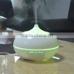 300ml Wooden Oil Diffuser Ultrasonic Cool Mist Air Humidifier With 7 Color LED Lights thumbnail-6