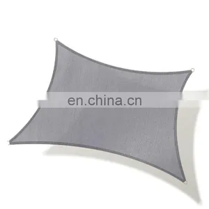 Outside Waterproof Sun Shade Sail HDPE UV Stabilized Triangle and Square Shape Shade Sales thumbnail-1