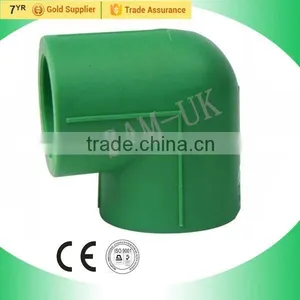 Taizhou Factory Supplier PPR 90 Degree Elbow for Pipe Fitting thumbnail-1
