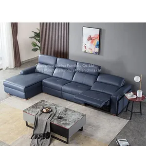 Corner Sofa Combination Italian Simple Sofa Multifunctional Leather Art Living Room Space Electric Leather Sofa Cabin thumbnail-1