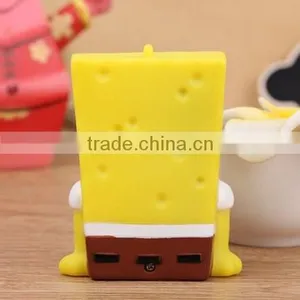 Cute SpongeBob Cartoon 2600mAh Power Bank Mobile Portable Charger thumbnail-2