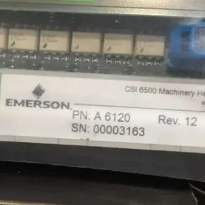 EMERSON A6120 Case Seismic Vibration Monitor Suppliers and Company thumbnail-1