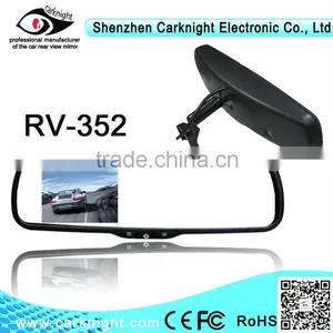 2014 Best Selling 3.5 Inch Digital LCD Monitor Car Monitor Rearview Mirror Connect to Car Cameras thumbnail-1