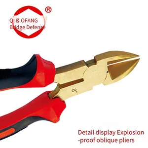 Explosion-proof Diagonal Pliers Made of Beryllium Bronze and Aluminum Bronze, Complying With National Standard Iso5746, Available in 6-inch and 8-inch Sizes, Spark-free Tools thumbnail-2