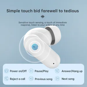 New Mini Bluetooth Earbuds A20 ANC In-Ear Active Noise Cancellation TWS Headphones thumbnail-5