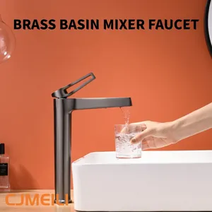 Bathroom Basin Facuet,mixer Tap,brass Waterfall Set,9 Colors thumbnail-1