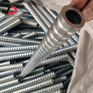 Threaded Hollow Anchor Bar Anchor Rods Full Thread Rebar Bolt thumbnail-1