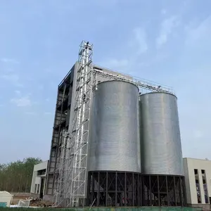 800T Customized Galvanized Steel Feed Silo for Poultry Farm Animal Feed Storage System thumbnail-5