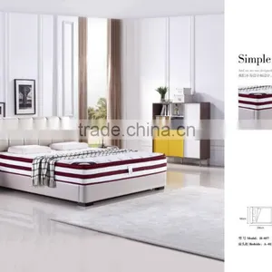 High Quality Good Selling Cheap Leather Soft Bed thumbnail-1