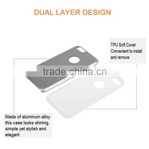 Dual Aluminum Sublimation Phone Cover for Iphone 6 Cases 2016 New Arrival thumbnail-4