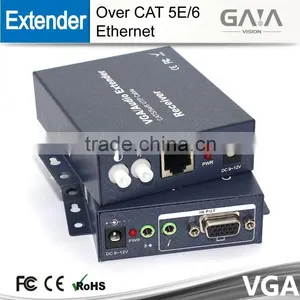 300m VGA Extender With Audio Over Cat 5e/6 Ethernet thumbnail-1