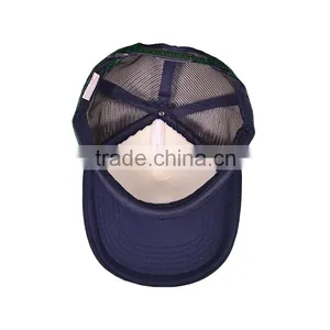 Custom Classic 5 Panel Short Bill Foam Plain Trucker Cap Mesh Hat thumbnail-5