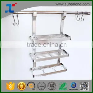 Kitchen Stainless Steel Seaoning Rack thumbnail-3