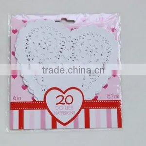 Paper Napperon Heart Shape Paper Doily thumbnail-1