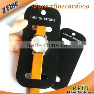 Custom Luxury Plastic Pvc Hand Tag for Jewelry Watch Package thumbnail-1
