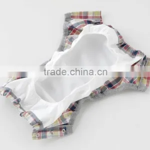 Made in Japan Products High Quality Cool Check Pattern Cloth Nappies Baby Diapers Wholesale for Hot Selling Item thumbnail-6