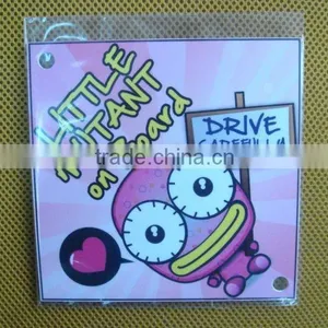 Car Window Sign With Custom Design and Suction Cup thumbnail-1