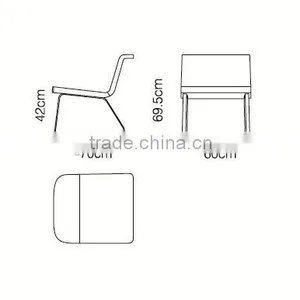 Modern Fabric Lounge Chair Relax Chair Living Chair MC1004 thumbnail-3