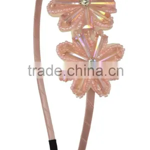 Beaded Double Flowers Hairband/Heanband thumbnail-5