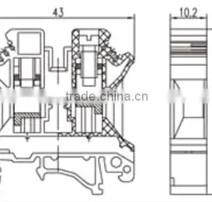 SUK-10 Din Rail Terminal Block Screw Connector thumbnail-6