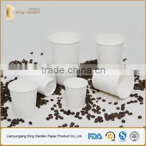 China Customized Logo Printing Paper Cup Disposable With PS Lids thumbnail-1