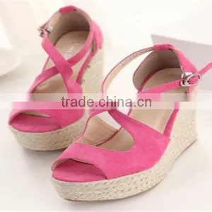 Shoes Factory China Wedge Shoes New Design Rubber Wedge Sandals thumbnail-1