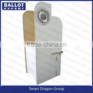 2016 Newest JYL SE-TDC010 Plastic Cardboard Floor Ballot Display Booth With Mulipurpose thumbnail-1