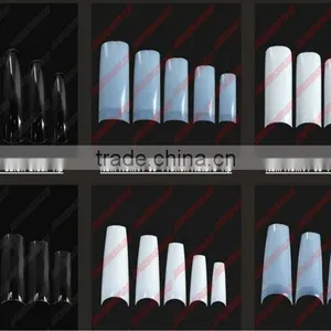 White/Nature/ Clear Stiletto Square Beauty Tips=Nail Tip _ French Nail Tip (full Tip) thumbnail-1