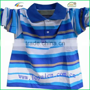 Yarn Striped Polo Shirt for Men thumbnail-1