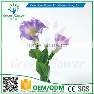 Greenflower 2016 Wholesale Real Touch Latex PU China Artificial Flowers Datura for Wedding Decoration thumbnail-3
