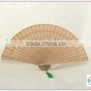 Chinese Wood Fan thumbnail-1