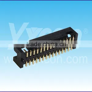 Dongguan Supplier 1.27mm Pitch Vertical SMD Two Rows With Locating Pegs Box Header Connector thumbnail-3