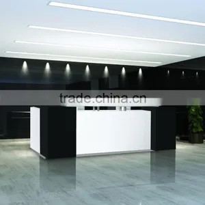 Modern Beauty White Reception Counter Hotel Furniture thumbnail-5