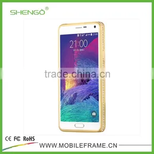 Diamond and Metal Phone Cases for Samsung Note 4 thumbnail-3