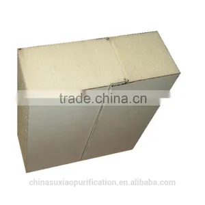 Fire-proof Polyurethane Sandwich Hot Rolled Steel Plate for Air Cleaning Project Price thumbnail-4