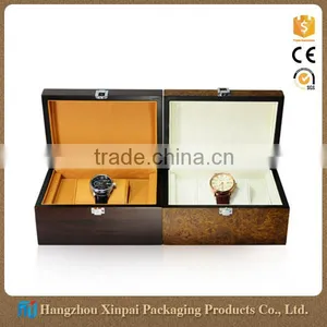 Custom Logo Printed Personalized Luxury Glossy Single Wood Watch Box thumbnail-1