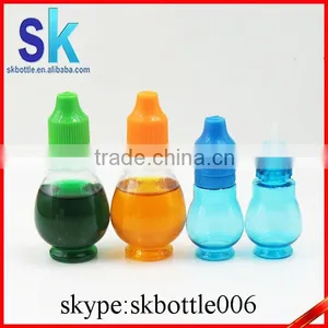 10ml Blue PET e Liquid Plastic Bottles Child Tamperproof Cap With Press in Tip thumbnail-5