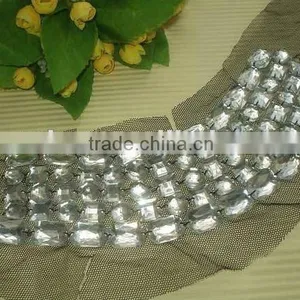 Garment Accessory Hand Beaded Trim for Ladies,neck Design of Dress thumbnail-1