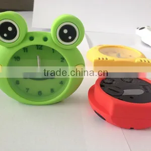 3D Silicon Cute Mini White Panda Alarm Clocks for Students thumbnail-3