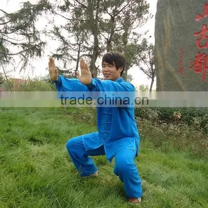 Factory Wholesale Martial Arts Style Organic Cotton Kung fu Tai Chi Uniforms thumbnail-2