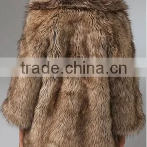 2016 New Design Hot Sale Elegant Women'S Faux Fur Coat Quality Choice thumbnail-2