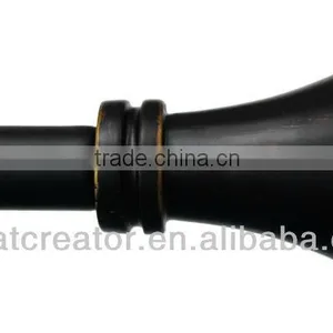 Home Decor Trumpet Ebony Curtain Rod; Curtain Hardware; Window Drapery Hardware; Curtain Accessory; Window Accessory thumbnail-1