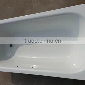 Steel Enamel Bathtub With Handle Holes and Fired Antislip 150x70x36cm thumbnail-1