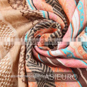 Fancy Colors Viscose Yarn Dyed Stole, BSCI and Sedex thumbnail-3
