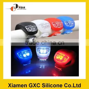 Logo Print Silicone Outdoor Led Bike Light thumbnail-1