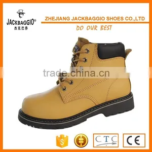 Barton Buffalo Leather Steel Toe PU Injection Industrial Shoes Working Shoes Safty Shoes thumbnail-2
