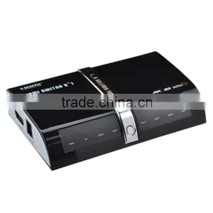 CHEERLINK HDMI V1.4 Switch 5 in 1 Out Full 2160p 1080p Support 3D HDMI Switch 501 w/ Remote Control thumbnail-1